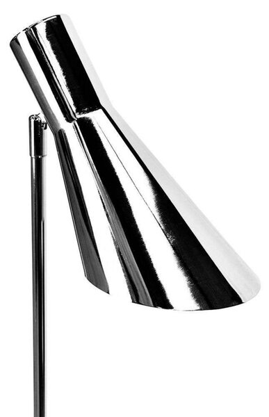 Dyberg Larsen Φωτιστικό δαπέδου DL12, χρώμιο, ύψος 139 cm, μέταλλο, ρυθμιζόμενος, Μεταλλικό, Σαλόνι / τραπεζαρία, Μέταλλο, σχεδιασμός