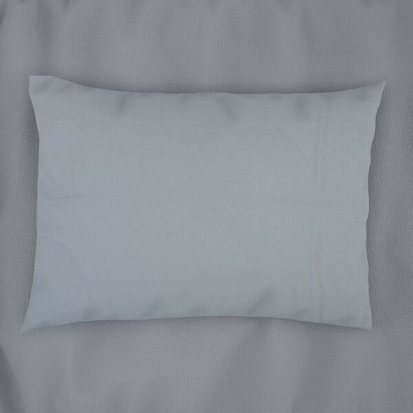 Βρεφική Μαξιλαροθήκη (35x45) Dimcol Solid 505 Light Blue-Grey