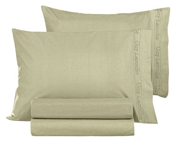 Σεντόνι Μονό Επίπεδο (170x270) Guy Laroche Color Plus Olive
