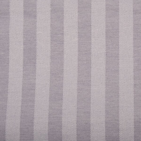 Ζεύγος Μαξιλαροθήκες (50x70) Viopros Satin Stripe 850 Γκρι