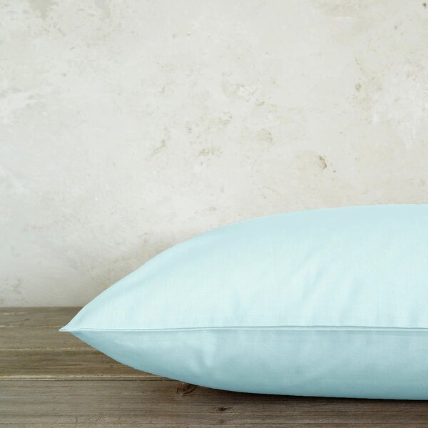 Ζεύγος Μαξιλαροθήκες (52x72) Nima Unicolors SS24 Light Aqua