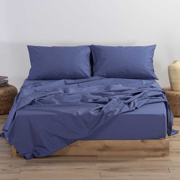 Ζεύγος Μαξιλαροθήκες (52x72) Nef-Nef Homeware Basic Indigo