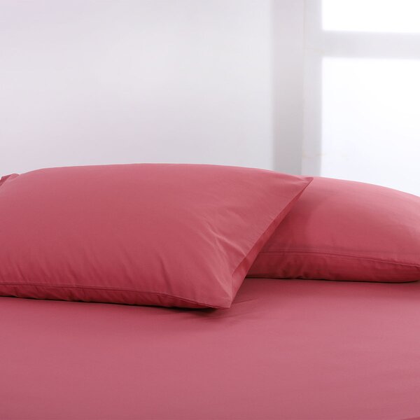 Ζεύγος Μαξιλαροθήκες (52x72) Silk Fashion Essential Baroque Rose