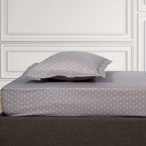 Ζεύγος Μαξιλαροθήκες Oxford (50x70) Greenwich Polo Club Loft Dots 2504 Beige