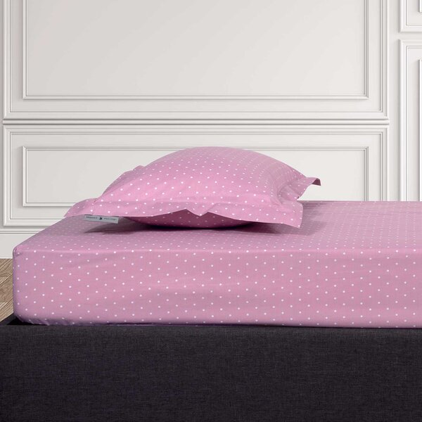 Ζεύγος Μαξιλαροθήκες Oxford (50x70) Greenwich Polo Club Loft Dots 2501 Pink