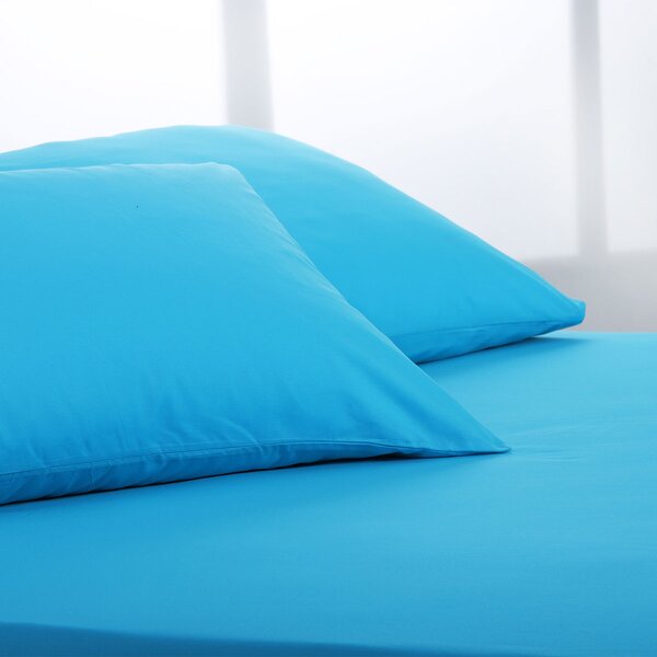 Ζεύγος Μαξιλαροθήκες (52x72) Silk Fashion Essential River Blue