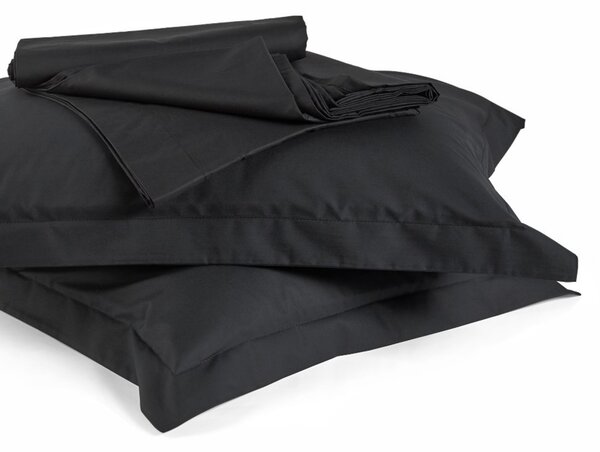 Ζεύγος Μαξιλαροθήκες Oxford (50x70) Kentia True Colors 30-Black