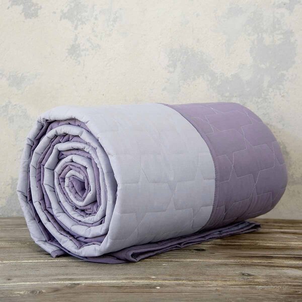 Κουβερλί King Size (240x265) 2 Όψεων Nima Bed Linen Deploy Flint Grey/Earth Grey