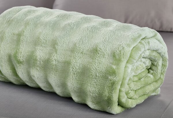 Κουβέρτα Fleece Μονή (160x220) Whitegg KB158 5-Green