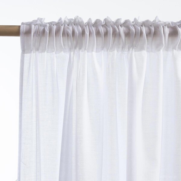 Κουρτίνα (140x270) Με Τρέσα Nef-Nef Homeware Antel White