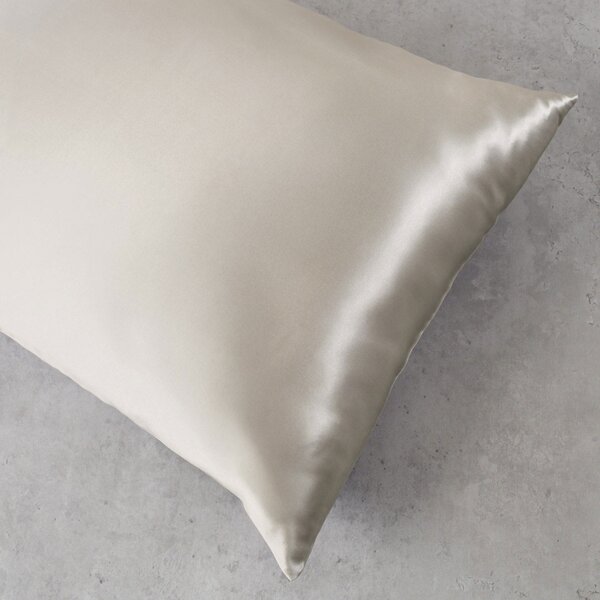 Μεταξωτή Μαξιλαροθήκη (50x70) Rythmos Silk Sleep Beige
