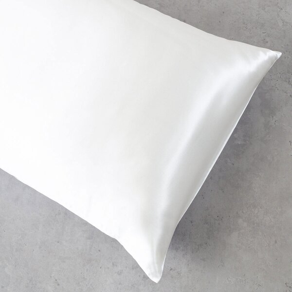 Μεταξωτή Μαξιλαροθήκη (50x70) Rythmos Silk Sleep White