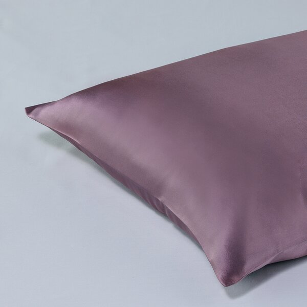 Μεταξωτή Μαξιλαροθήκη Με Φερμουάρ (50x75) Kentia Stylish Silk Z42-Mauve
