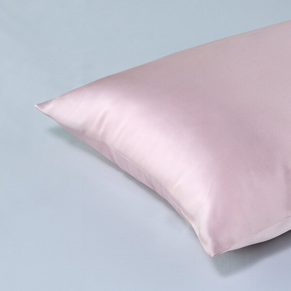 Μεταξωτή Μαξιλαροθήκη Με Φερμουάρ (50x75) Kentia Stylish Silk Z18-Pink