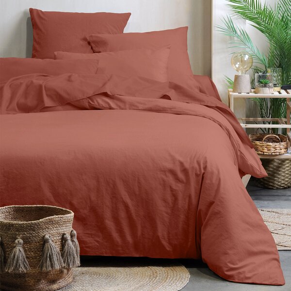 Παπλωματοθήκη King Size (240x260) S-F Horizon Terracota