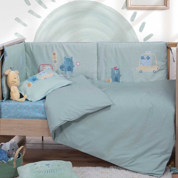 Παπλωματοθήκη Κούνιας (110x150) Nef-Nef Homeware Basic 1214-Mint