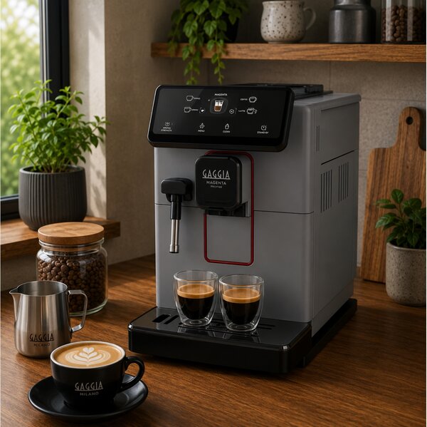 Καφετιέρα Espresso Gaggia Magenta Prestige EG6603/40 με ισχύ 1900W και πίεση 15 bar - Grey