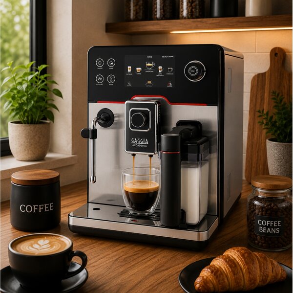 Καφετιέρα Espresso Gaggia Accademia AC22 RI9782/01 με ισχύ 1500W και πίεση 15 bar - Stainless Steel