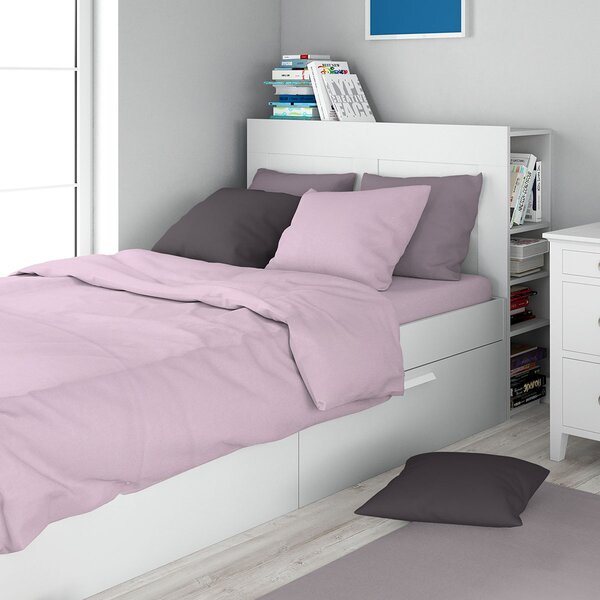 Σεντόνι Μονό Επίπεδο (160x240) Dimcol Solid 506 Light Purple