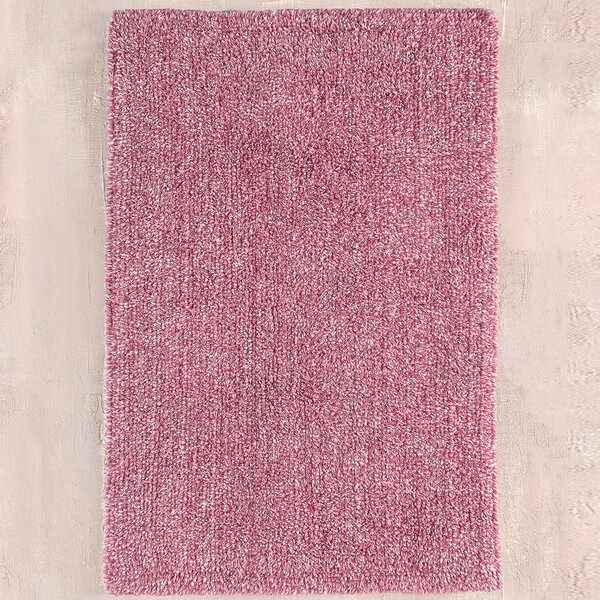 Πατάκι Μπάνιου (50x80) Rythmos Gaia Pink-White