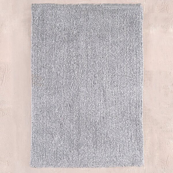 Πατάκι Μπάνιου (50x80) Rythmos Gaia Grey-White