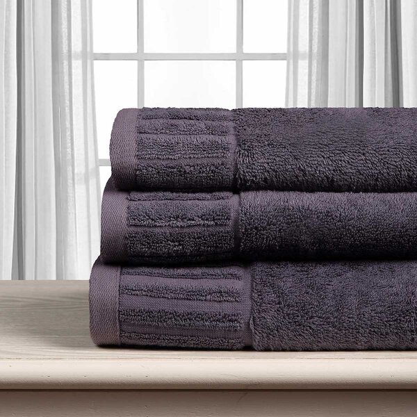 Πετσέτα Προσώπου (50x100) Silk Fashion Μελωδία 600gsm Grey