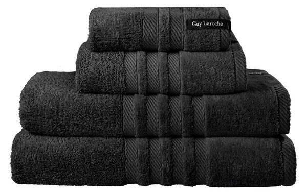 Πετσέτα Προσώπου (50x90) Guy Laroche Bonus 560gsm Black