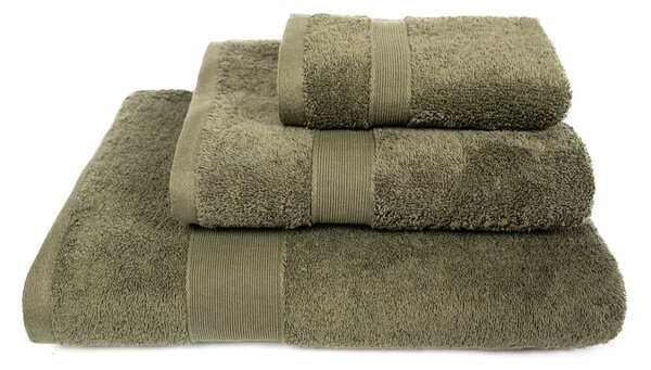 Πετσέτα Χεριών (30x50) Naf-Naf Bonjour 600gsm Olive Green