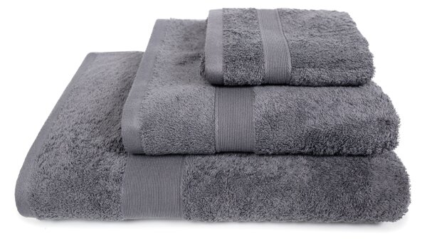 Πετσέτα Χεριών (30x50) Naf-Naf Bonjour 600gsm Dark Grey