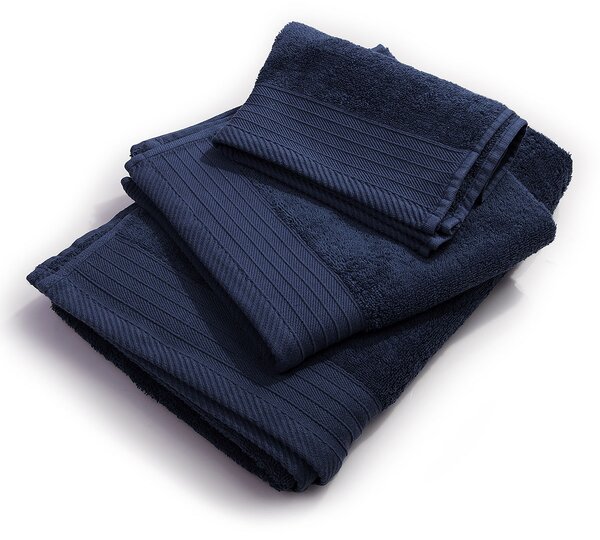 Πετσέτα Χεριών (40x60) Dimcol Πενιέ 500gsm Navy Blue