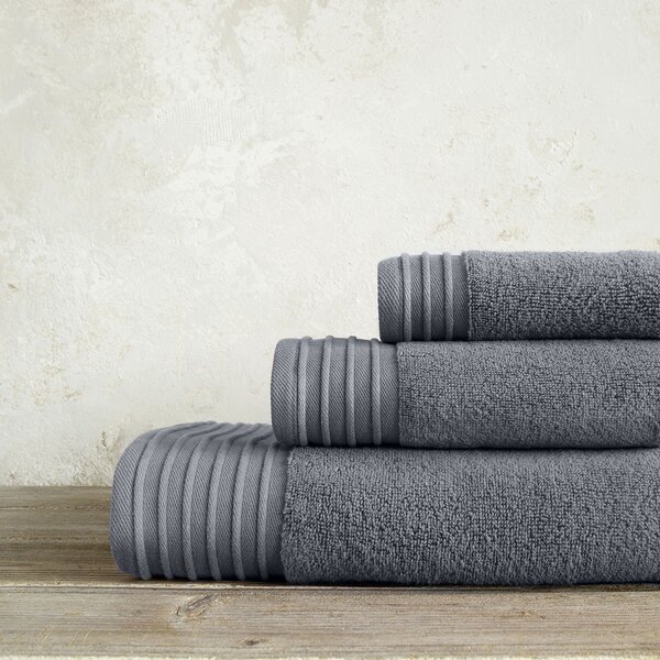 Πετσέτα Χεριών (40x60) Nima Feel Fresh AW2024 500gsm Night Grey