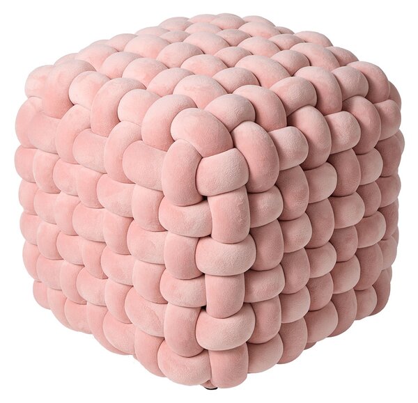 Πουφ (43x43x40) Das Home Stool Line 2273 Nude