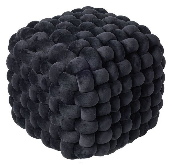 Πουφ (43x43x40) Das Home Stool Line 2271 Black