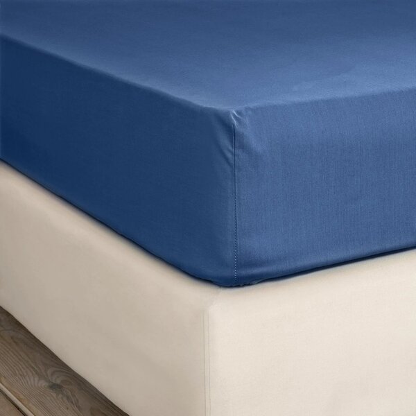 Σεντόνι Μονό Επίπεδο (160x260) Nima Unicolors SS24 Dark Denim