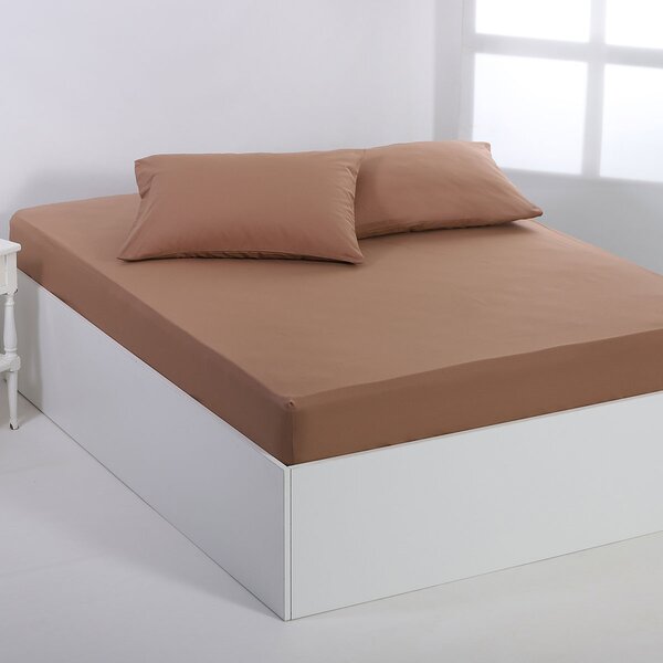 Σεντόνι Μονό Επίπεδο (165x267) Silk Fashion Essential Praline