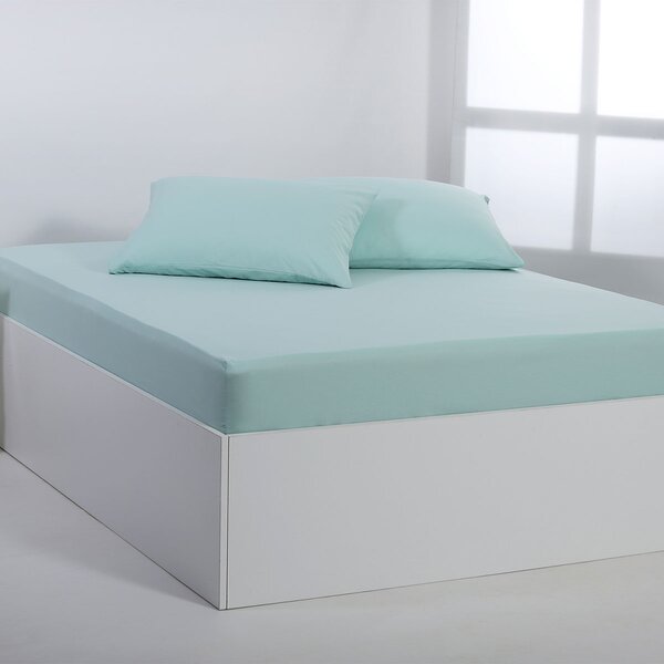 Σεντόνι Μονό Με Λάστιχο (105x200+35) Silk Fashion Essential Misty Jade
