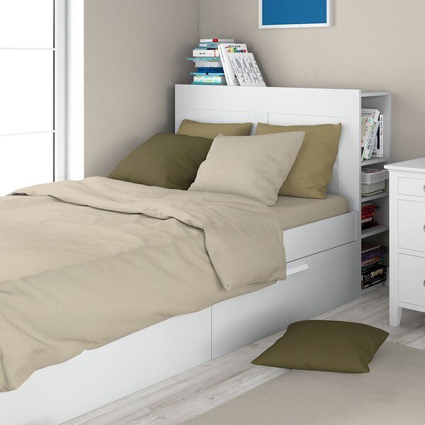 Σεντόνι Μονό Επίπεδο (160x240) Dimcol Solid 502 Beige