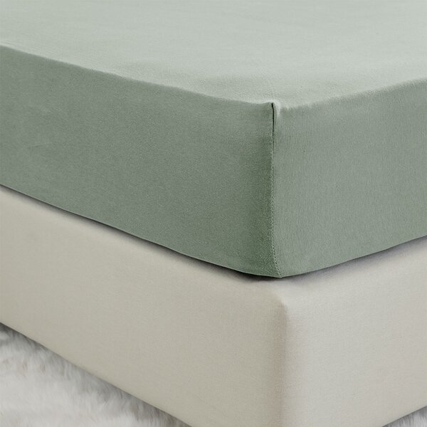 Σεντόνι Μονό Με Λάστιχο (100x200+40) Nima Tender Rock Green