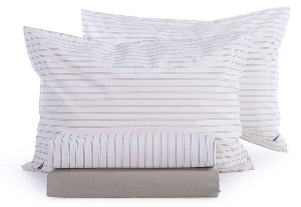 Σεντόνια Διπλά (Σετ) Nautica By Nef-Nef Homeware Nau Coast Ecru