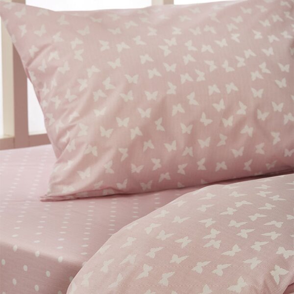 Σεντόνια Μονά (Σετ) Whitegg C067 2-Pink