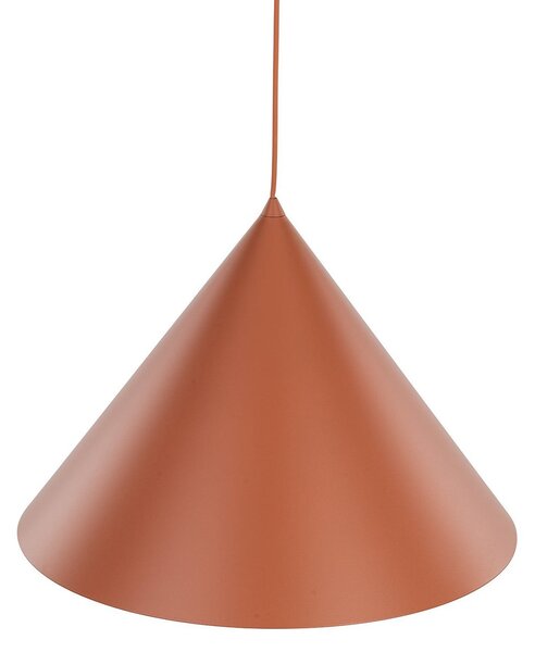 TK Lighting Κρεμαστό φωτιστικό Cono, 1 λάμπα, Ø 50 cm, τερακότα, E27, ρυθμιζόμενος, Καφέ / Σκουριάς, Σαλόνι / τραπεζαρία, Μέταλλο, σύγχρονο
