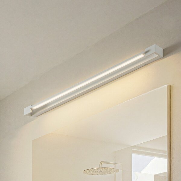 Arcchio LED απλίκι τοίχου Jora, 90 cm, λευκό, περιστρεφόμενο, IP44, Λευκό, Μπάνιο, Αλουμίνιο, σύγχρονο