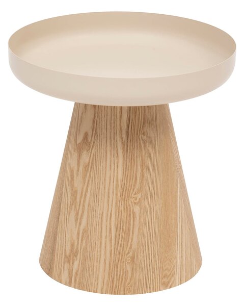 Βοηθητικό Τραπεζάκι (Φ40x41.8) A-S Hercyna Beige 206054A