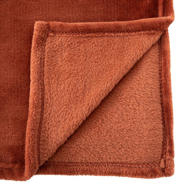 Κουβέρτα Fleece Ημίδιπλη (180x230) A-S Flannel Terracotta 156048I