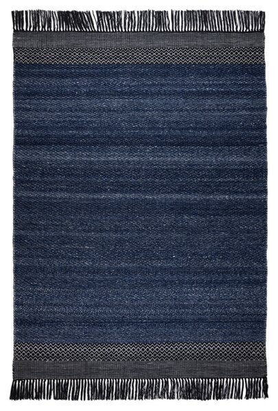 Χαλί All Season (140x200) Βιοκαρπέτ Barito BAR-01 Blue Black