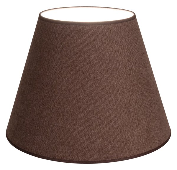Duolla Αμπαζούρ Cone, καφέ, ύψος 30 εκ., ύφασμα, Καφέ / Σκουριάς, Ύφασμα / Κλωστοϋφαντουργία