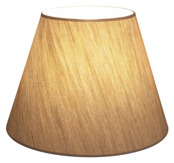 Duolla Αμπαζούρ Cone, μπεζ, ύψος 30 εκ., ύφασμα, Μπεζ, Ύφασμα / Κλωστοϋφαντουργία