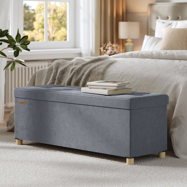 Ταμπουρέ Με Αποθηκευτικό Χώρο (110x38x40) Songmics LSF0518G02