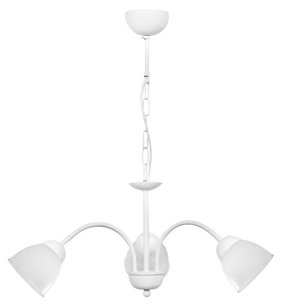 Φωτιστικό Οροφής Τρίφωτο Heronia Ovo 01-0448 White