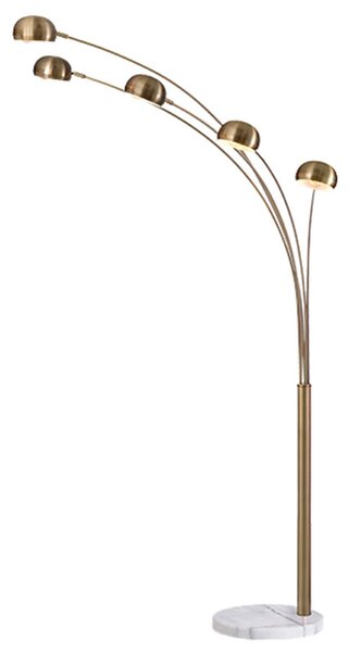 Φωτιστικό Δαπέδου Aca Markella ML312461FB Brass Satin/Marble